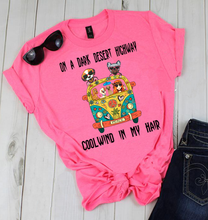 Load image into Gallery viewer, " ON A DARK DESERT HIGHWAY COOLWIND IN MY HAIR..."Shirt. Flat Shipping.(50% off Today)