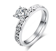 Load image into Gallery viewer, Queen&#39;s Stainless Steel Ring For Women, Fashion Jewelry, Exclusive Price Flat shipping.
