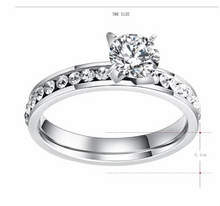 Load image into Gallery viewer, Queen&#39;s Stainless Steel Ring For Women, Fashion Jewelry, Exclusive Price Flat shipping.
