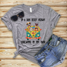 Load image into Gallery viewer, &quot; ON A DARK DESERT HIGHWAY COOLWIND IN MY HAIR...&quot;Shirt. Flat Shipping.(50% off Today)
