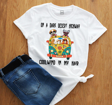 Load image into Gallery viewer, &quot; ON A DARK DESERT HIGHWAY COOLWIND IN MY HAIR...&quot;Shirt. Flat Shipping.(50% off Today)
